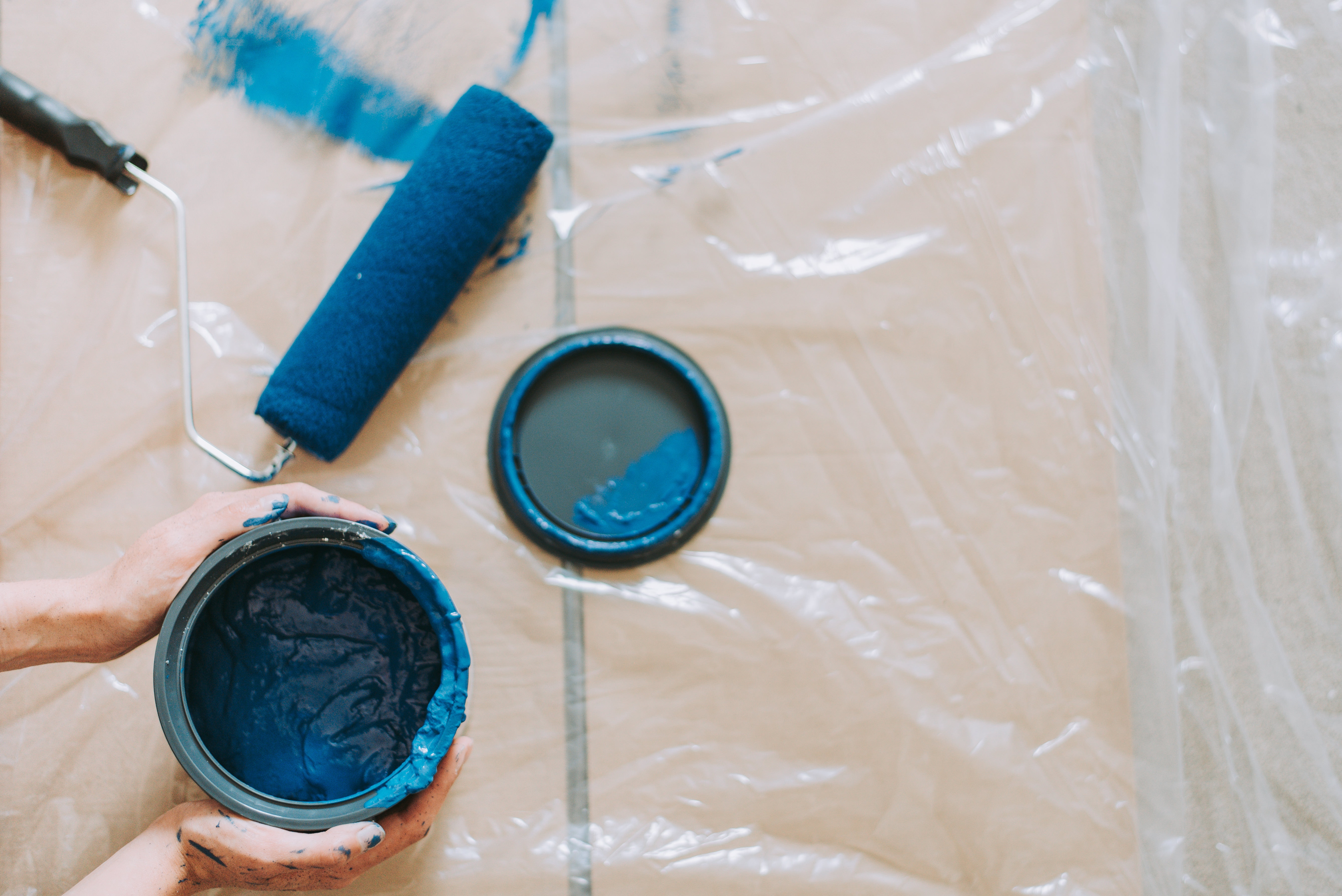 painting the house