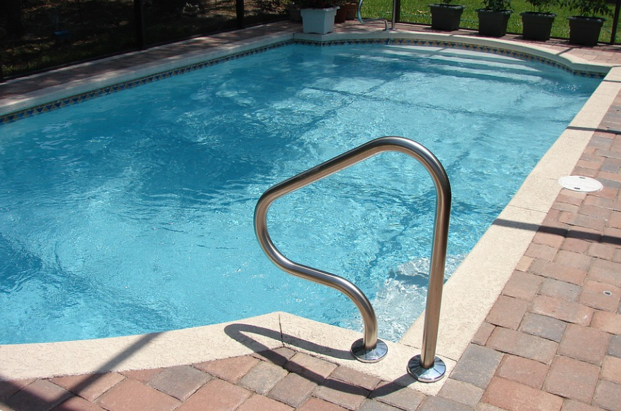 modern pool